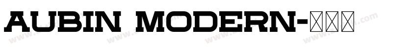 Aubin Modern字体转换